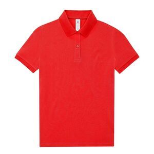 B&C Womens/Ladies My Polo Shirt / Red